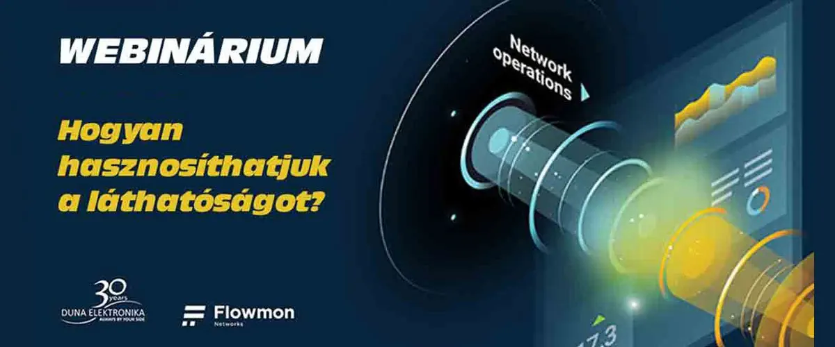 Flowmon webinárium plakát