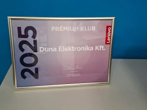 Ismét szakmai elismerésben részesültünk – Lenovo Prémium Klub 2025 díj-2