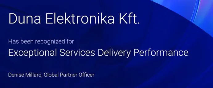 ÚJABB SZAKMAI ELISMERÉSBEN RÉSZESÜLTÜNK | DELL TECHNOLOGIES DÍJ